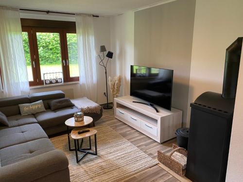 Muritz Apartamento | Ferienwohnung Plaue Auszeit mit Privatstrand und Bootsliegeplatz