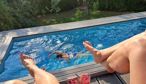 Horchheim Apartamento | Ferienwohnung Rheinblick, Sport-Pool