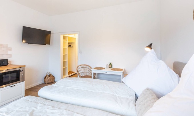 Arnis Apartamento | Ferienwohnung Schifferhaus - Wohnung Kanu in Arnis