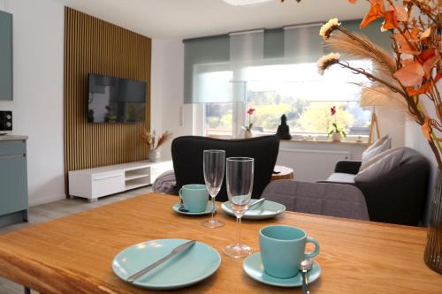 Niedersfeld Apartamento | Ferienwohnung Sonnenblick Balkony - WIFI - New & Modern - Winterberg - Niedersfeld