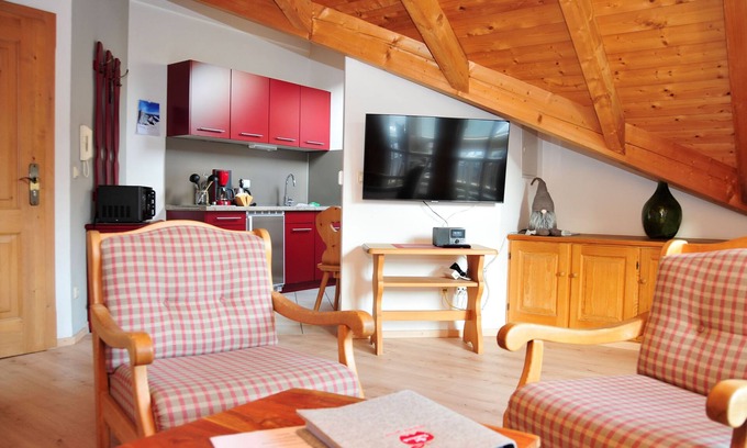 Bad Feilnbach Apartamento | Apartamento Wendelstein, de 2 a 4 personas, 1 dormitorio separado, 2. OG, balcón sur