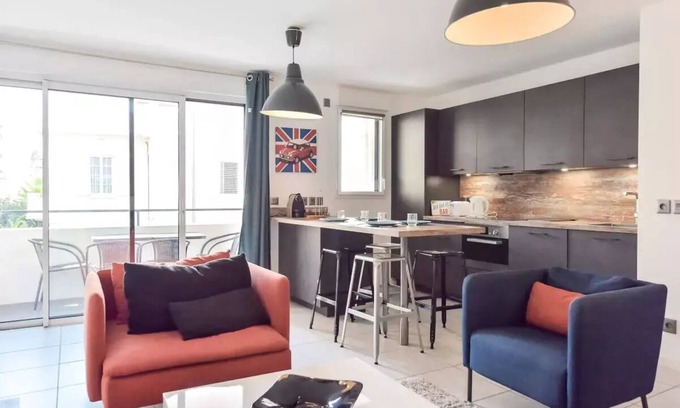 Pointe Croisette Apartamento | Ferienwohnungen für 4 Personen