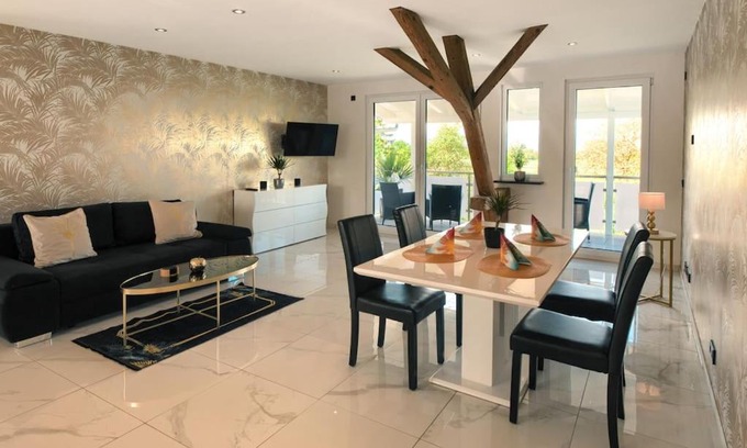 Gallenweiler Apartamento | Ferienwohnungen im Palmengarten - 70 qm