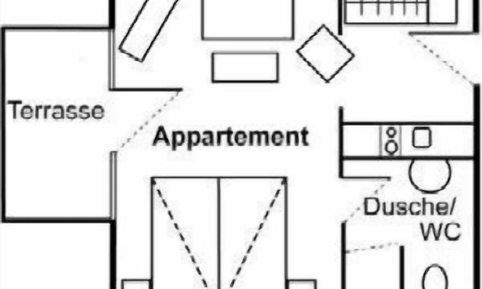 Milte Apartamento | Ferienwohnungen Landhaus Am Esch, Appartement im Erdgeschoss
