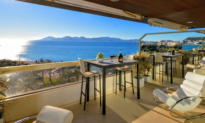 Pointe Croisette Apartamento | Cannes Croisette - La vista más hermosa - Frente al mar
