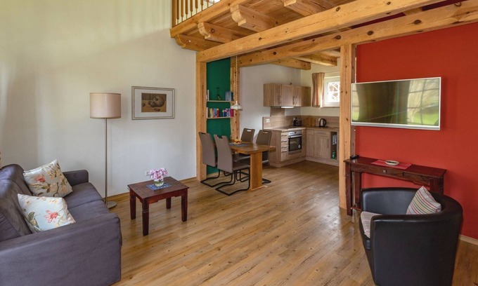 Burg-Dorf Apartamento | Fewo 1, Schlafgalerie, Wz/küchenz., Du/wc - Froschkönig Ferienhaus und Ferienwohnungen
