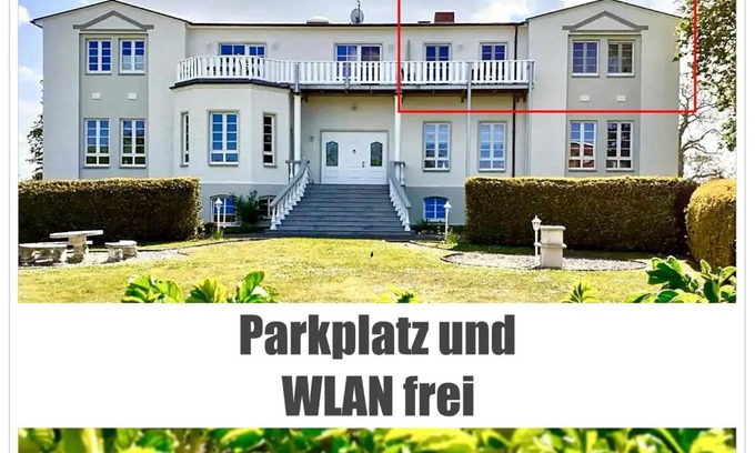 Hohen Wieschendorf Apartamento | Fewo Anker im Gutshaus Hohen Wieschendorf, Entschleunigung pur für erholsame Tage