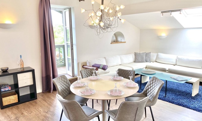 Rottau Apartamento | Fewo Chiemseeluft bis 6 Personen, 172 qm, 3 Separate Schlafzimmer