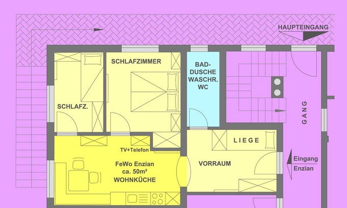 Arzl im Piztal Apartamento | FeWo - ENZIAN - Appartements Lechner