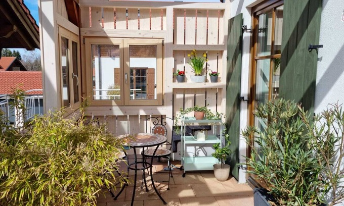Bad Kohlgrub Apartamento | Fewo-fend / Ferienwohnung mit Drei Terrassen und Überdachtem Freisitz