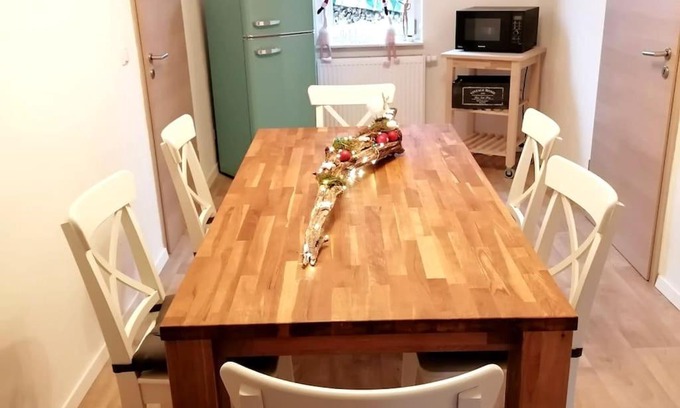 Mobisburg-Rhoda Apartamento | FeWo im Lehm-Fachwerkhaus Erfurt mit 3 einzelnen Schlafzimmern je mit TV