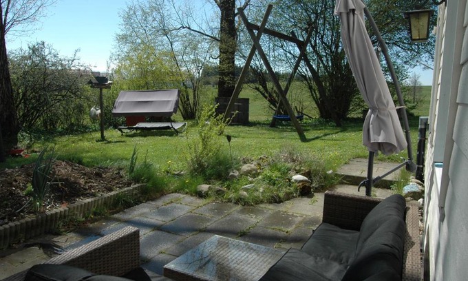Christazhofen Apartamento | FeWo mit Lounge und Klavier