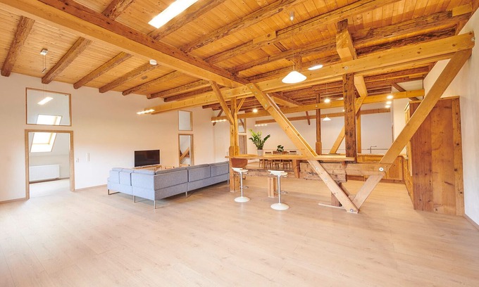 Herlazhofen Apartamento | Fewo Nebelhorn im Ferienhof Allgäu bei Leutkirch 170m²
