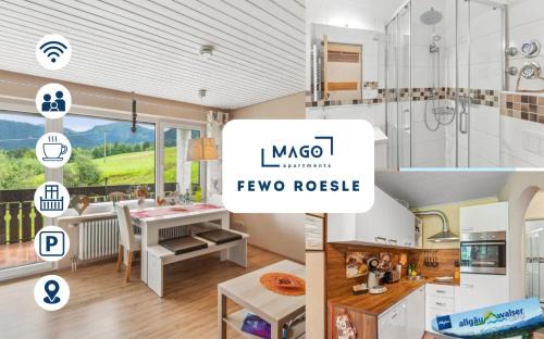 Steibis Apartamento | Fewo Roesle mit Hochgrat Blick