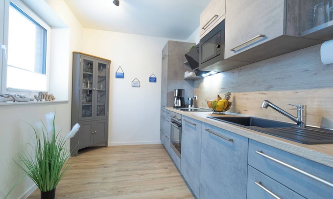 Dorumer Neufeld Apartamento | Fewo Seebrise mit Sauna und Balkon