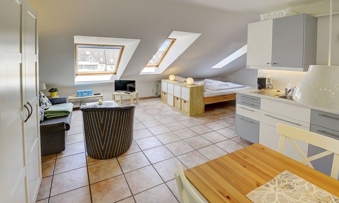 Wassersleben Apartamento | fewo1846 - Little Mermaid (App. 666) / studio apartment in the attic