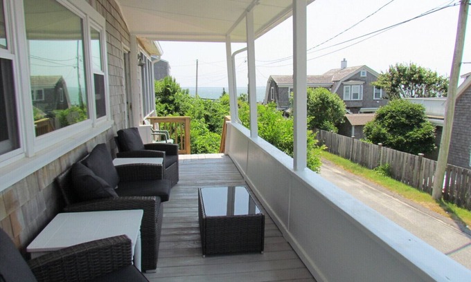 Falmouth Heights Casa | FHOGAN: Falmouth Heights 5 bedrooms and 2 full baths with distant water views