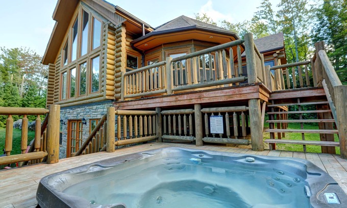 Mille-Isles Chalet De Esquí | Fiddler Lake Resort Chalet 68 Stag with Pool
