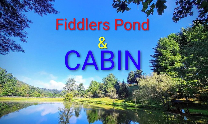 Galax Cabina | Fiddlers Pond Cabin, Galax Va, New River Trail & Fishing. PET FRIENDLY