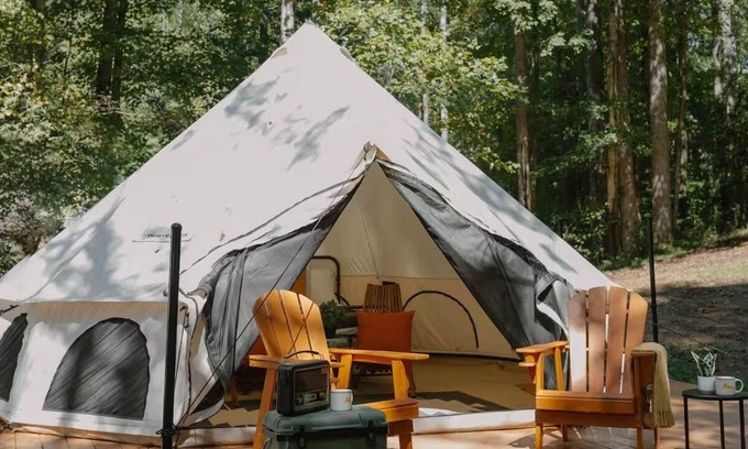 Travelers Rest Alquiler De RV | Field Trip Unit 7 Small Bell Tent