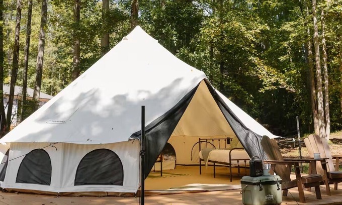 Travelers Rest Alquiler De RV | Field Trip Unit 11 Med Bell Tent