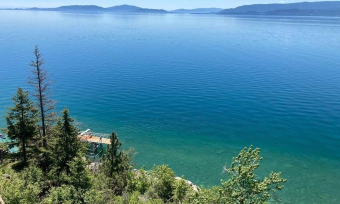 Bigfork Casa | Fill your soul w/ 400' of PRIVATE waterfront w/ dock, lift, diving board & more!
