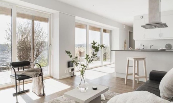 Bergen City Centre Apartamento | Fin leilighet med parkering!
