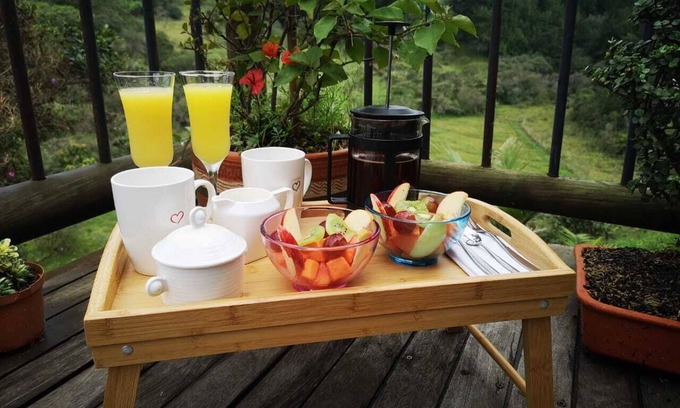 Rionegro Cabaña | Finca campestre zona 7 suite Natura con vista a las montañas