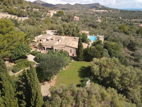 Sant Llorenc des Cardassar Casa | Finca Casa Rubi with Pool and ocean view
