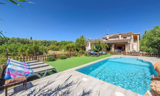 Son Antem Villa | Finca "Son Antem" con piscina privada, jardín, terraza y Wi-Fi