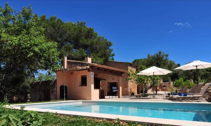Sant Llorenc des Cardassar Cabaña | Finca Son Torró-Landviews-Pool-BBQ-Ideal Family