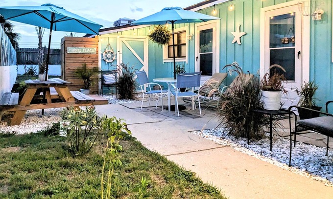 Crescent Beach Cabaña | Find your Happy Place! Steps from Beach, Restaurants and Guaranteed Clean!