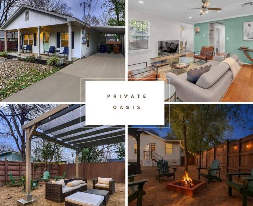 Galindo Casa | Fire Pit, Lounge & Fenced incline bed SoCo Spot