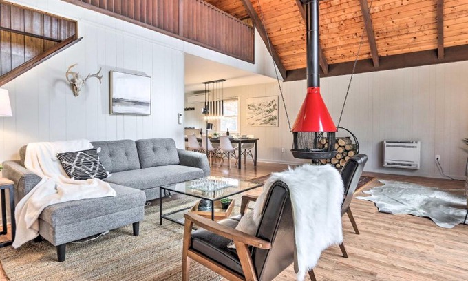 Mount Jackson Casa | Fireside Lodge A-Frame in Bryce Resort with Decks