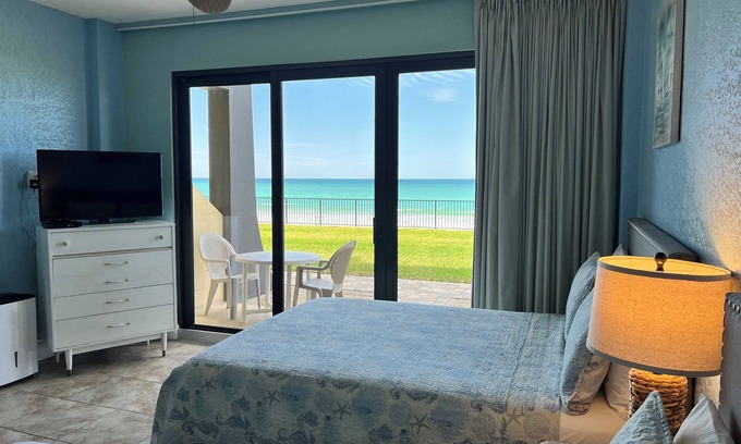 Daytona Beach Shores Complejo | Primer piso privado Paradise Ocean Front Studio para 6 personas !! VENTA DE ABRIL !!