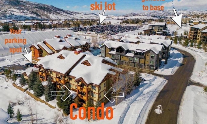 Steamboat Springs Condominio | First Tracks 2br 2bath Steamboat Heaven