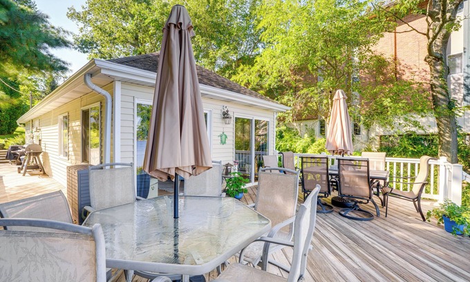 Battle Creek Casa | Fish & Swim: St Mary's Lake House w/Dock