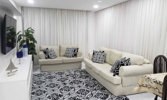 Pompeia Apartamento | FIT ON THE BEACH BLOCK, WITH A VIEW TO THE SEA AND 1 SPACE! INCREDIBLE!!!