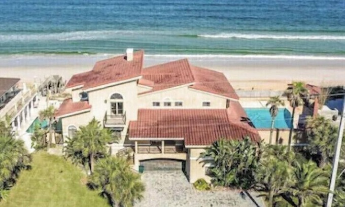Flagler Beach Villa | Flagler Beach Ocean Front Villa Pool-5-6Br5Bth