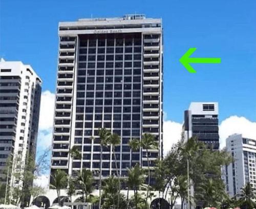 Piedade Apartamento | Flat 10 andar no Golden Beach acesso direto a praia