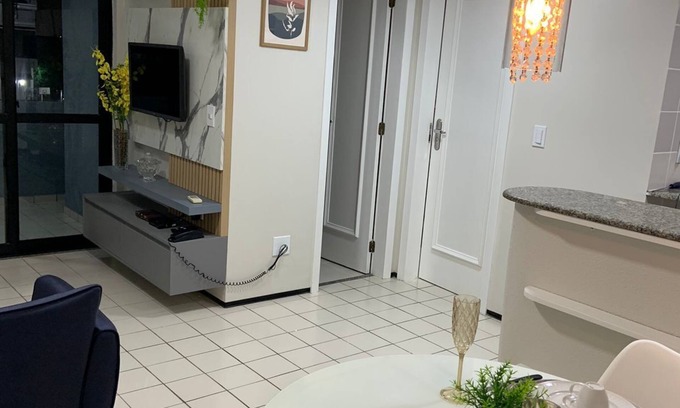 Sao Luis Apartamento | Flat Acochegante Jardim Renascença B, Aceita Animais Estimação a 5 Min. da Praia