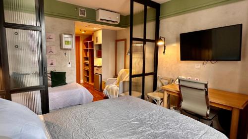 Republica Apartamento | Flat charmoso no hotel Slav Downtown com vaga