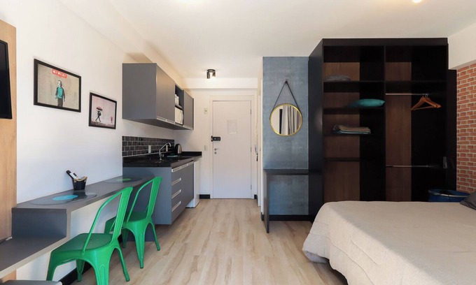 Santa Ifigenia Apartamento | Flat com academia próximo à estação da Luz