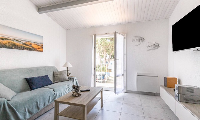 La Gueriniere Apartamento | Piso para 4 - 450m Plage des Sables d'Or