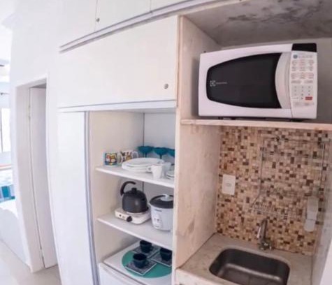 Tamandare Apartamento | Flat no Apart Hotel Marinas beira mar