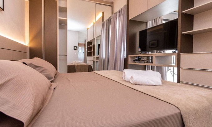 Goiania Apartamento | Flat vista incrível de Goiânia - BLI2806