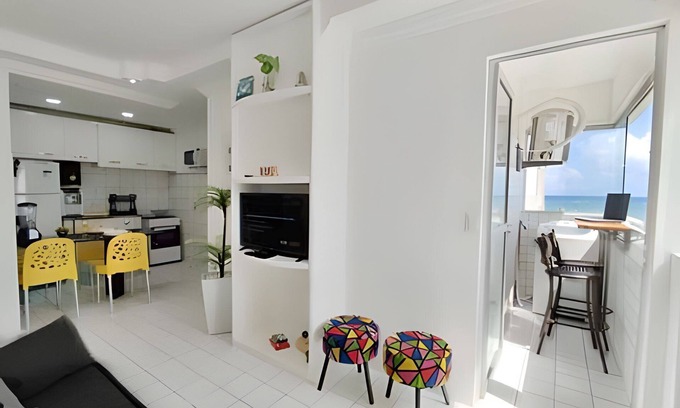 Sao Jose da Coroa Grande Apartamento | Piso con piscina cerca de Maragogi, vistas al mar