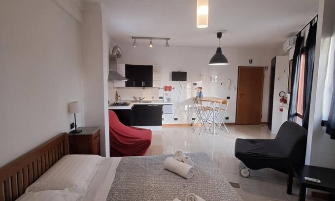 Ponte Galeria-La Pisana Apartamento | Flatinrome Fiera 3 Studio cerca de Fiera di Roma