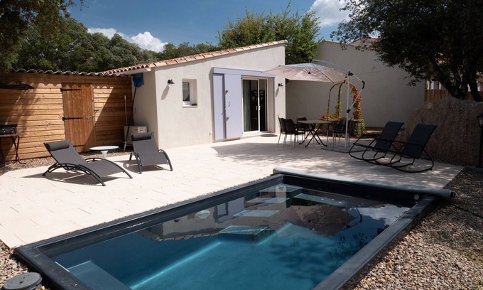 Fox-Amphoux Apartamento | Fleur de Romarin - Avec piscine privée