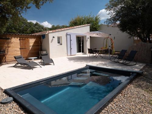 Fox-Amphoux Apartamento | Fleur de Romarin - Avec piscine privée